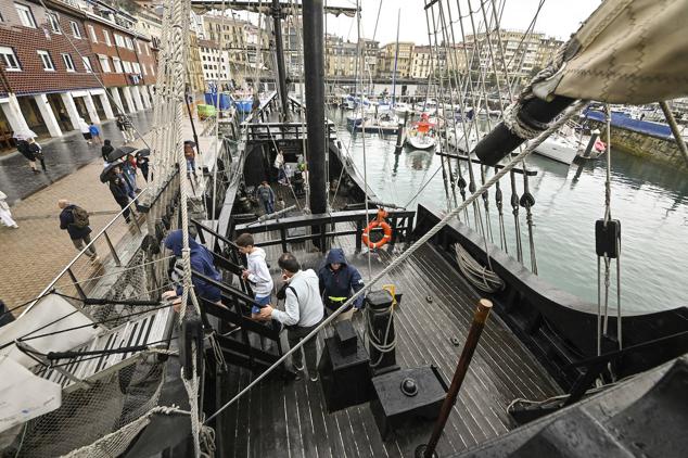 La réplica de la nao 'Victoria' con la que Elcano hizo la primera circunnavegación de la historia 