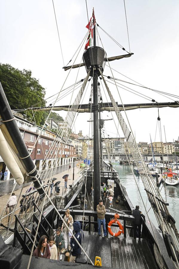 La réplica de la nao 'Victoria' con la que Elcano hizo la primera circunnavegación de la historia 