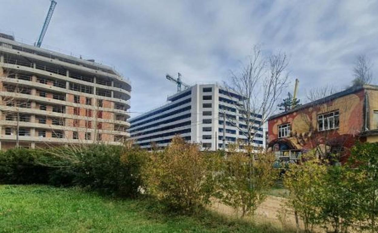 Viviendas destinadas a alquiler social en la parcela R9 de Salberdin, en Zarautz