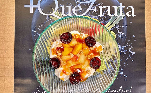 Receta de frutas de temporada con burrata