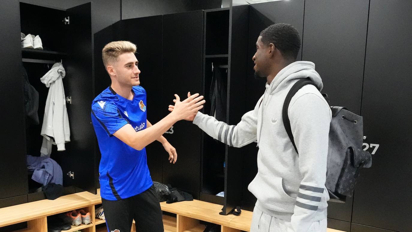 Fotos: Mohamed-Ali Cho conoce a sus nuevos compañeros