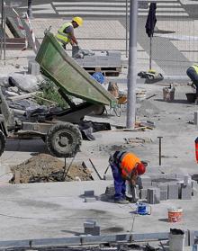 Imagen secundaria 2 - Donostia: La plaza Arteleku de Txomin empieza a tomar forma