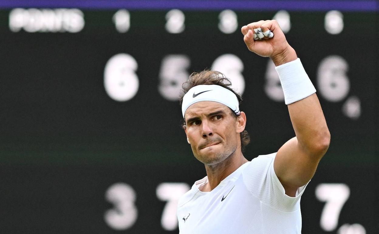 Nadal, en el partido ante Fritz