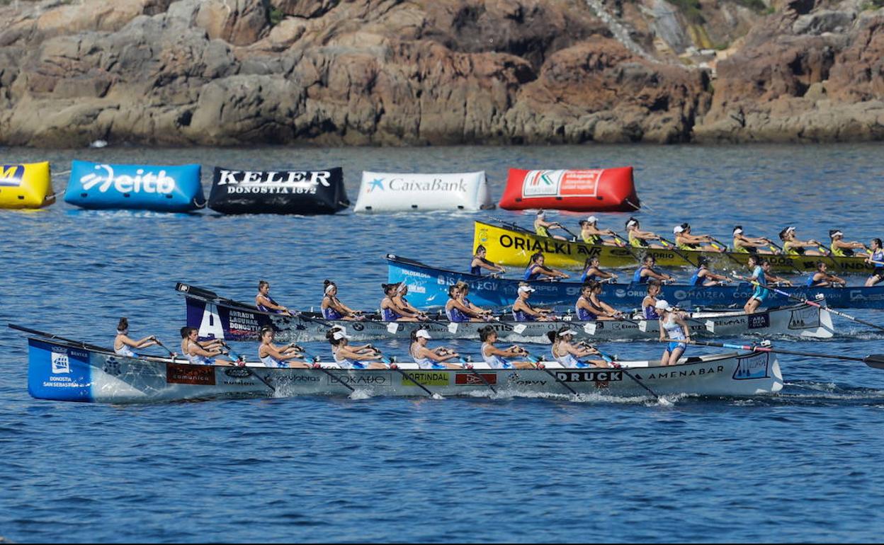 Arraun Lagubnak se ha llevado la victoria en la segunda jornada de A Coruña. 