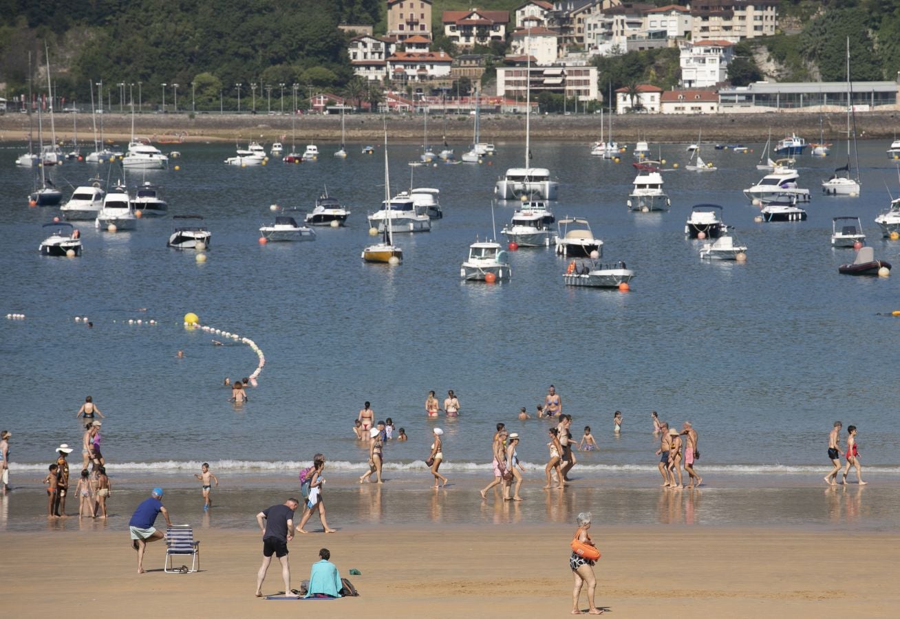 Fotos: Gipuzkoa se abrasa a más de 35ºC