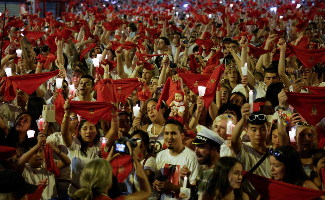 El 'Pobre de mi' esta medianoche en Pamplona.