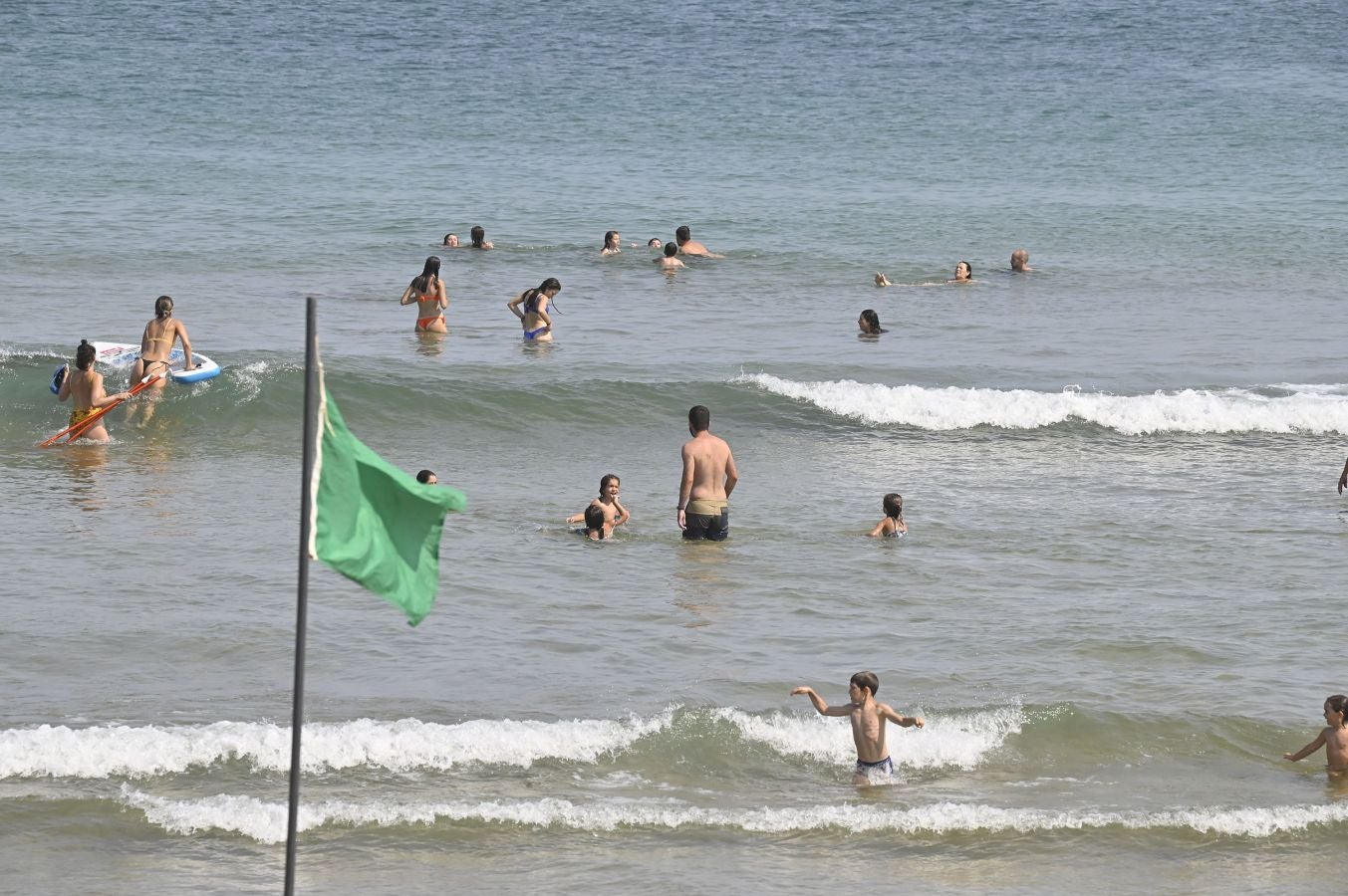 Fotos: Calor asfixiante en Gipuzkoa