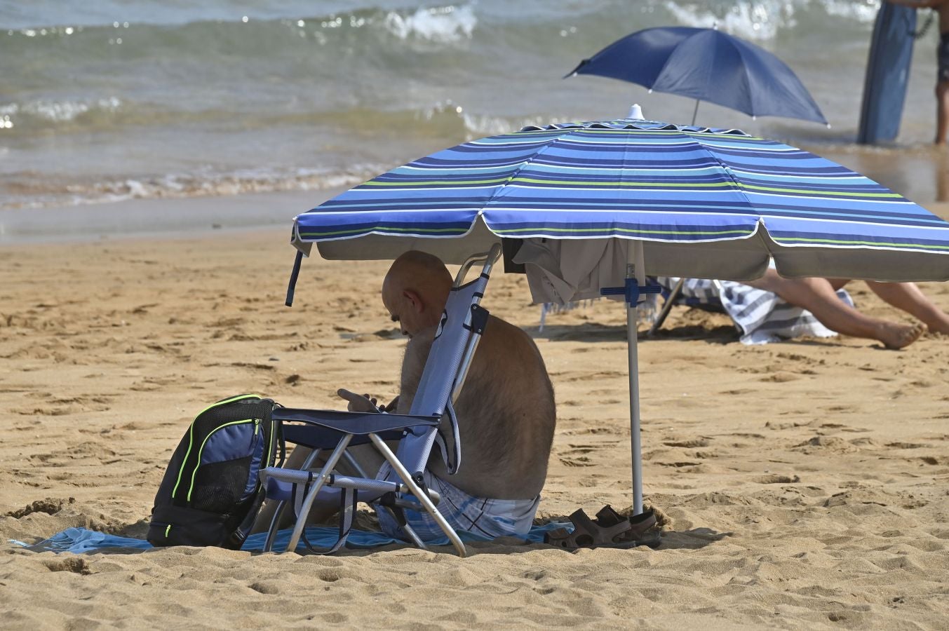 Fotos: Calor asfixiante en Gipuzkoa