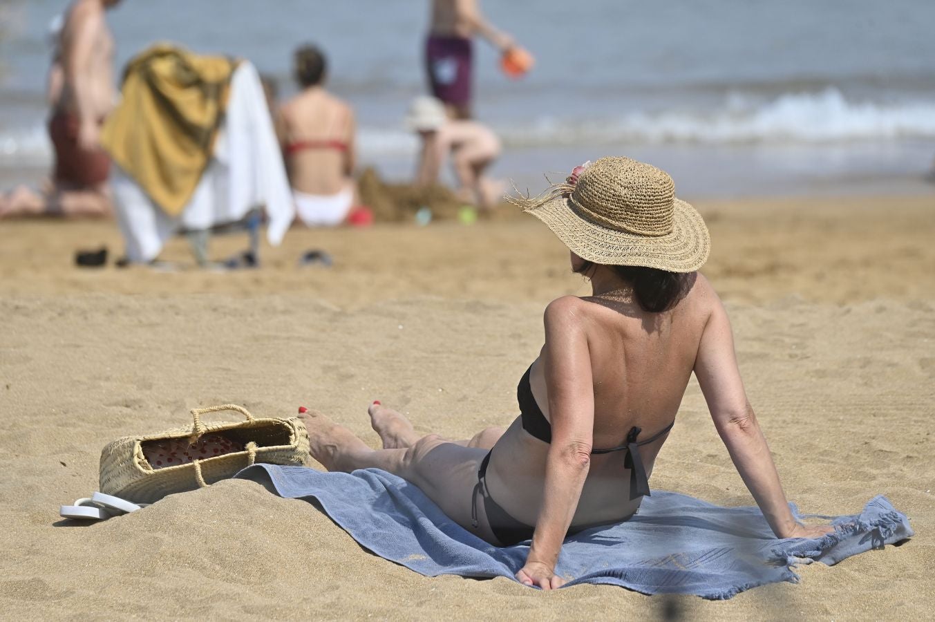 Fotos: Calor asfixiante en Gipuzkoa