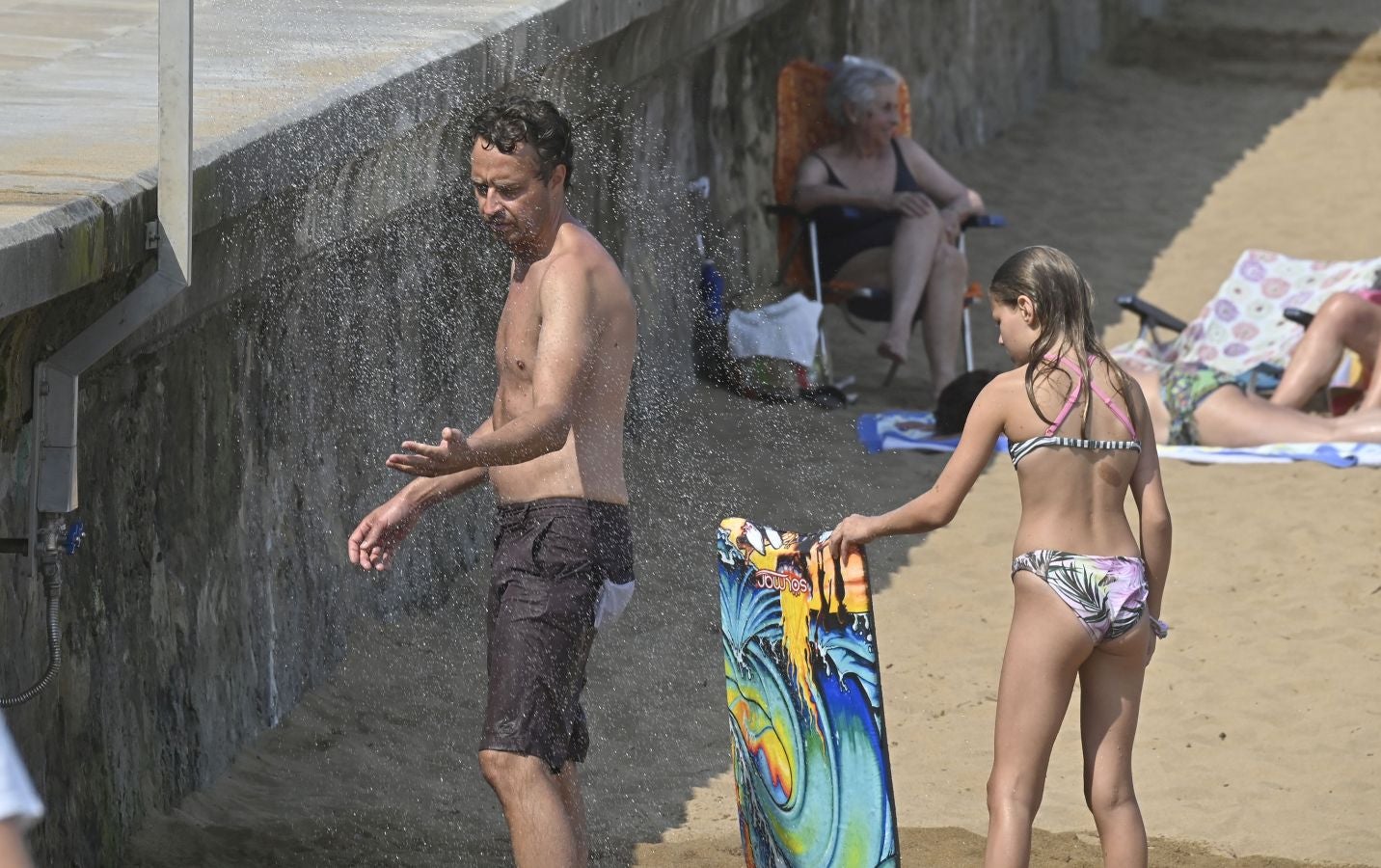 Fotos: Calor asfixiante en Gipuzkoa