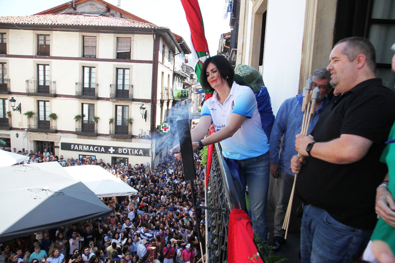 Fotos: El chupinazo de Santa Ana en imágenes