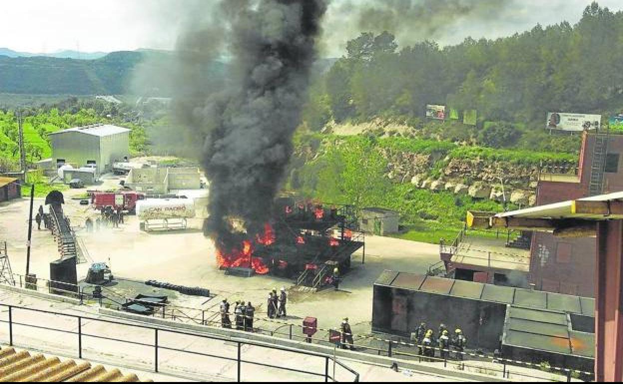 En la finca de Can Padró que compró la DYA se realizaban simulacros y se daban cursos contra el fuego.