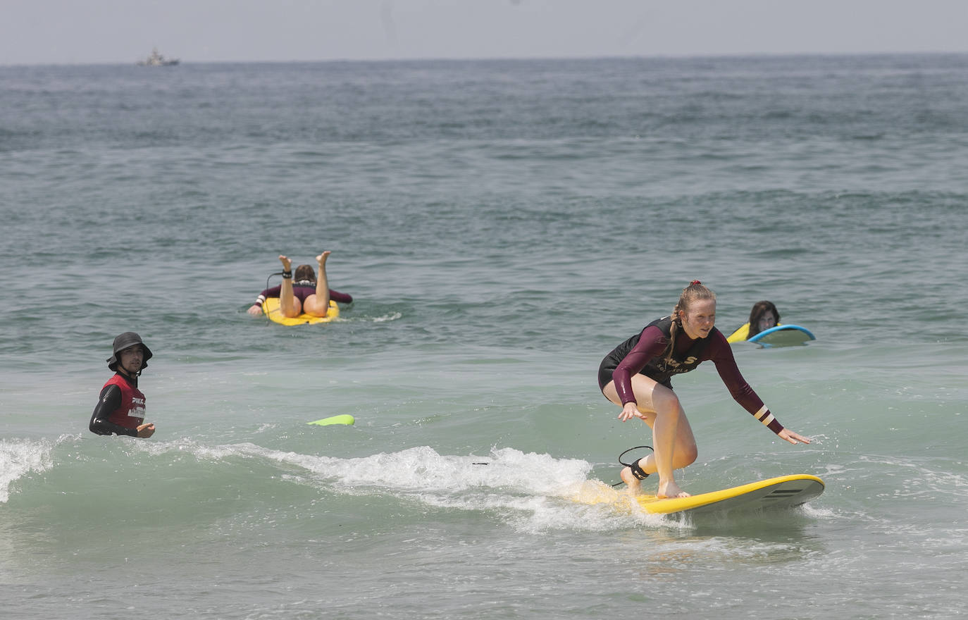 Fotos: Aprender a dominar las olas
