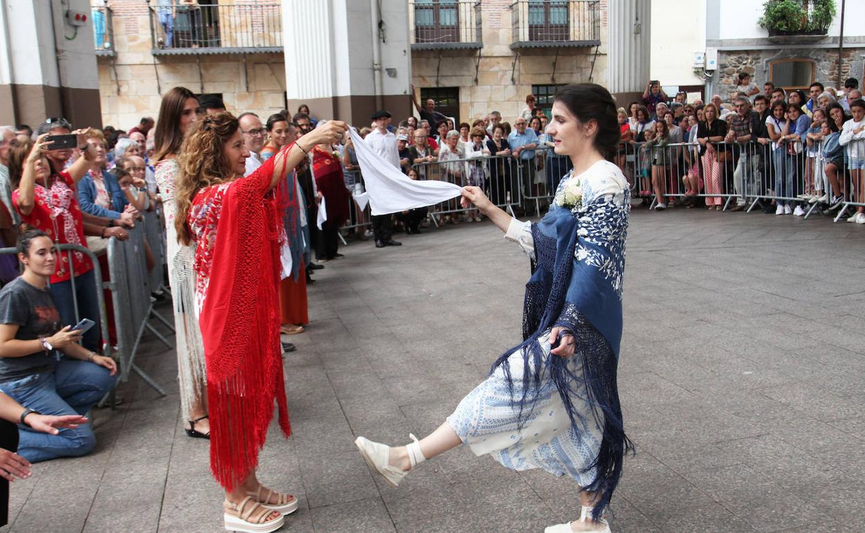 La eskudantza de santaneros de este año ha contado con muchas novedades.
