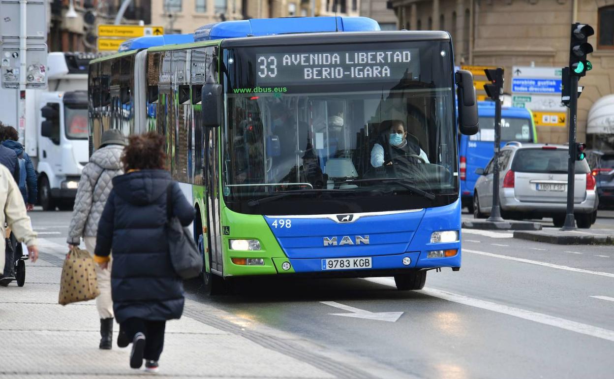 Los cortes de tráfico afectarán al servicio de Donosti Bus
