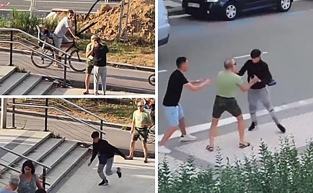 Vecinos de San Sebastián rodean y detienen a un ladrón en plena calle