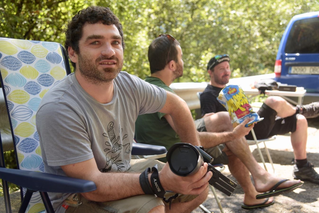 Fotos: Los aficionados se preparan para la llegada de los ciclistas a Murgil