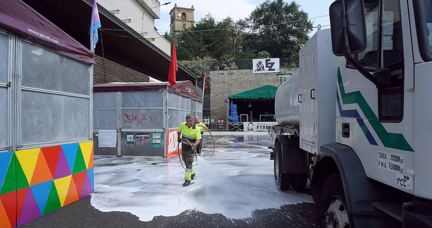 Fotos: Ekitaldiz jositako Xanistebanetako egun handia