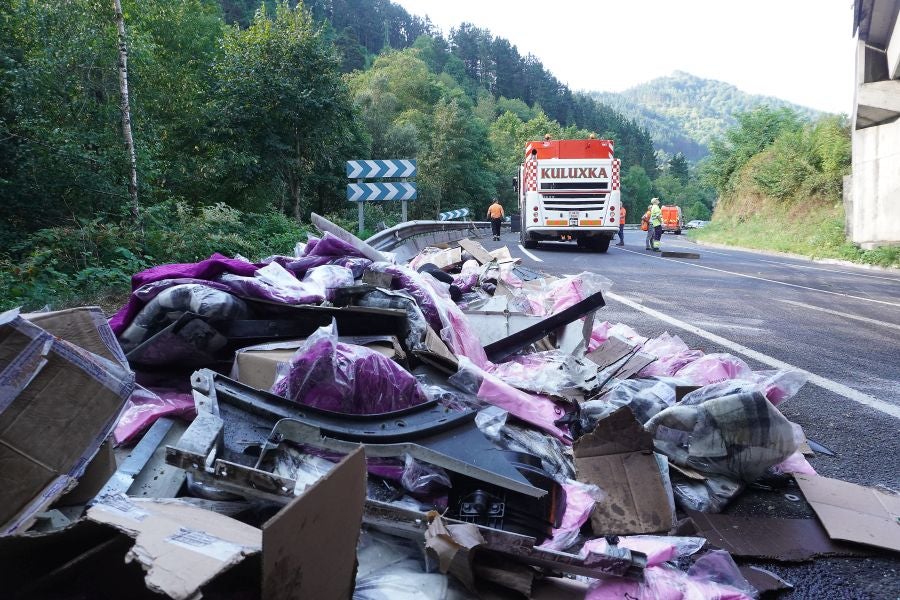 Fotos: Accidente mortal en Elgoibar