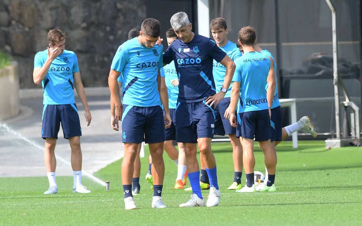 Fotos: Las mejores imágenes del entrenamiento de la Real Sociedad