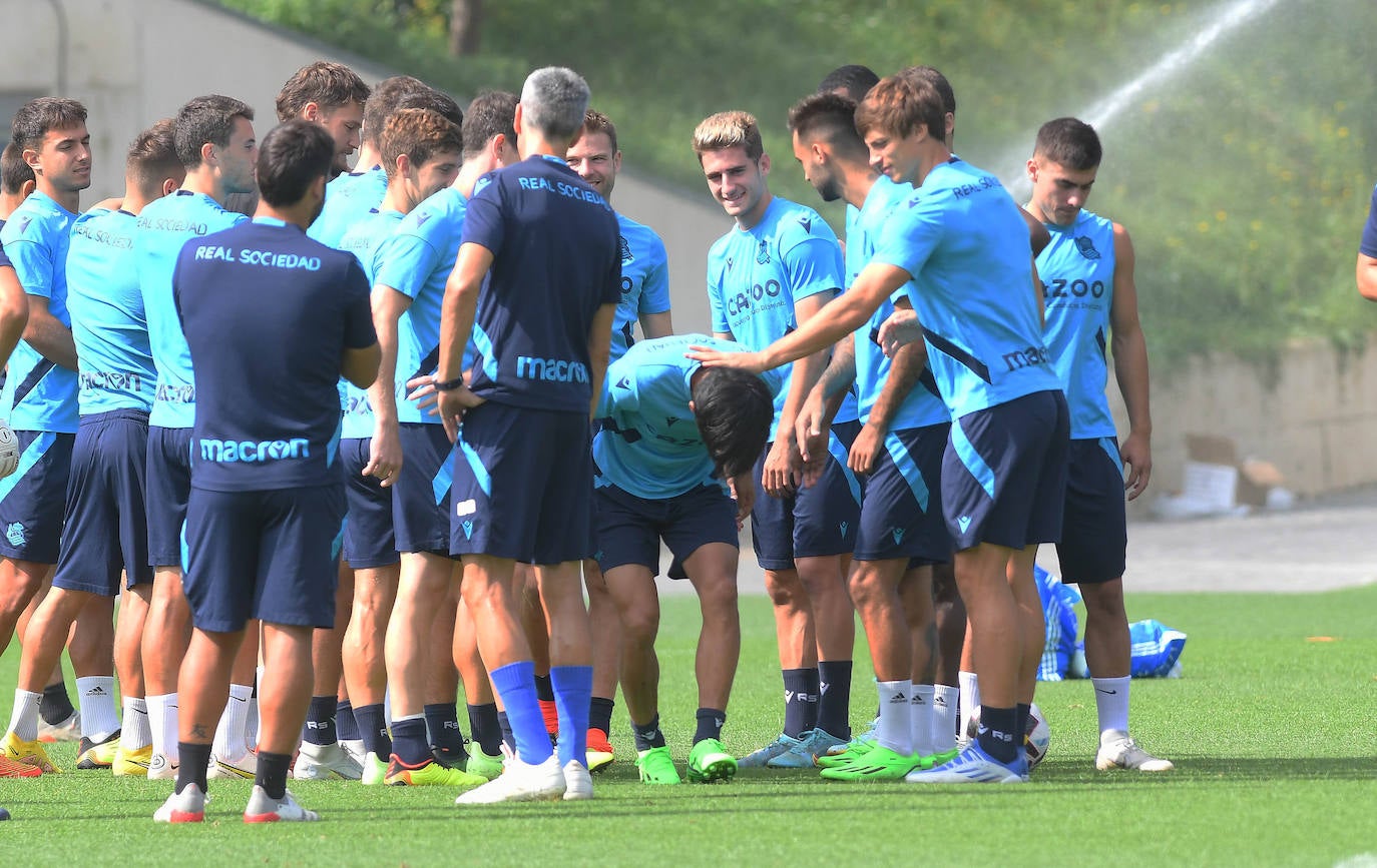 Fotos: Las mejores imágenes del entrenamiento de la Real Sociedad