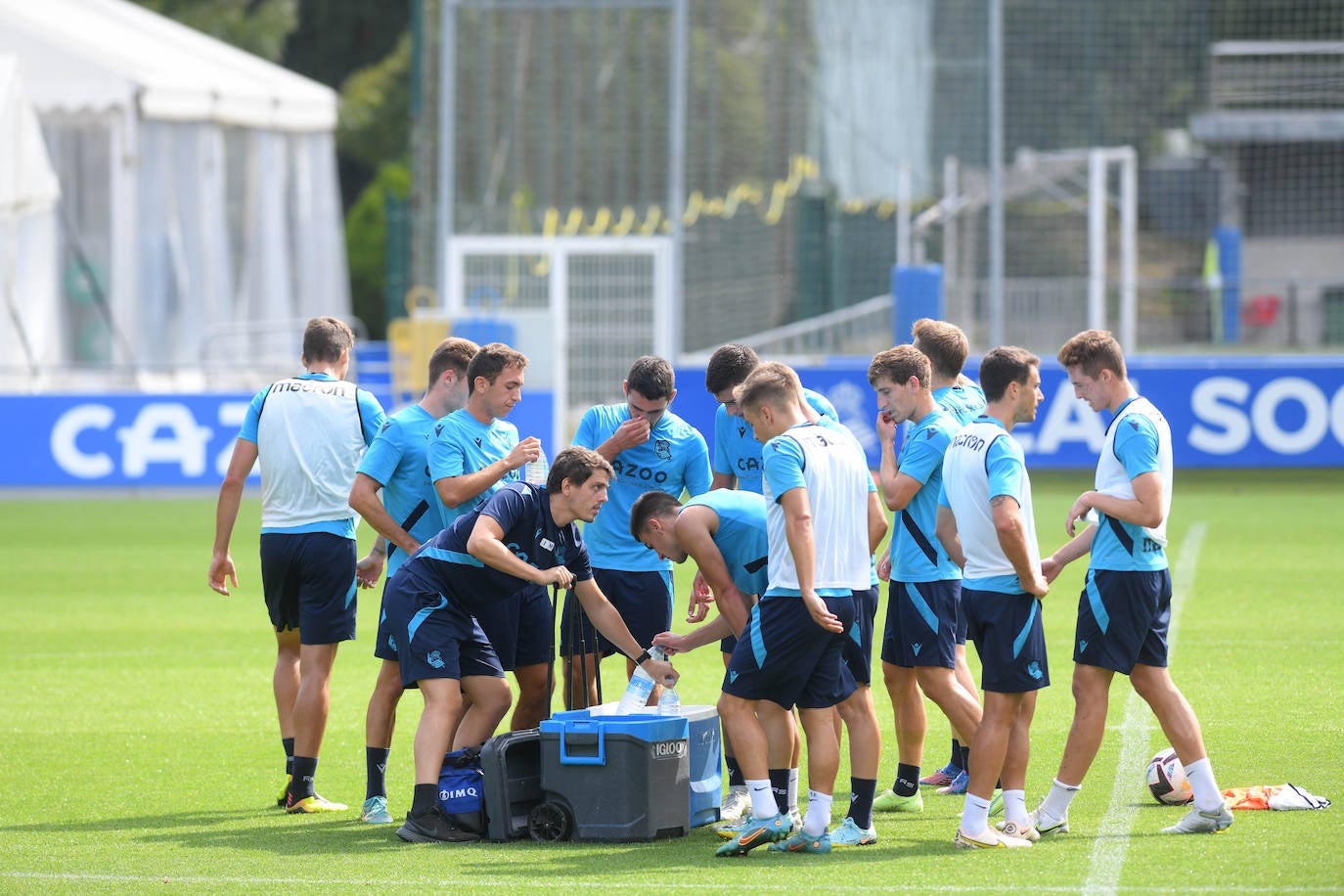 Fotos: Las mejores imágenes del entrenamiento de la Real Sociedad