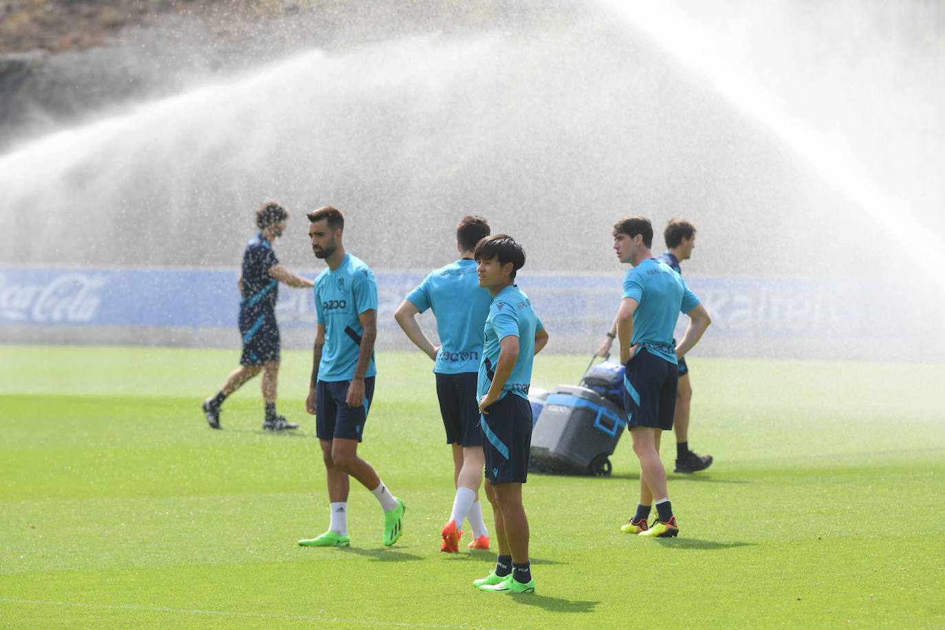 Fotos: Las mejores imágenes del entrenamiento de la Real Sociedad