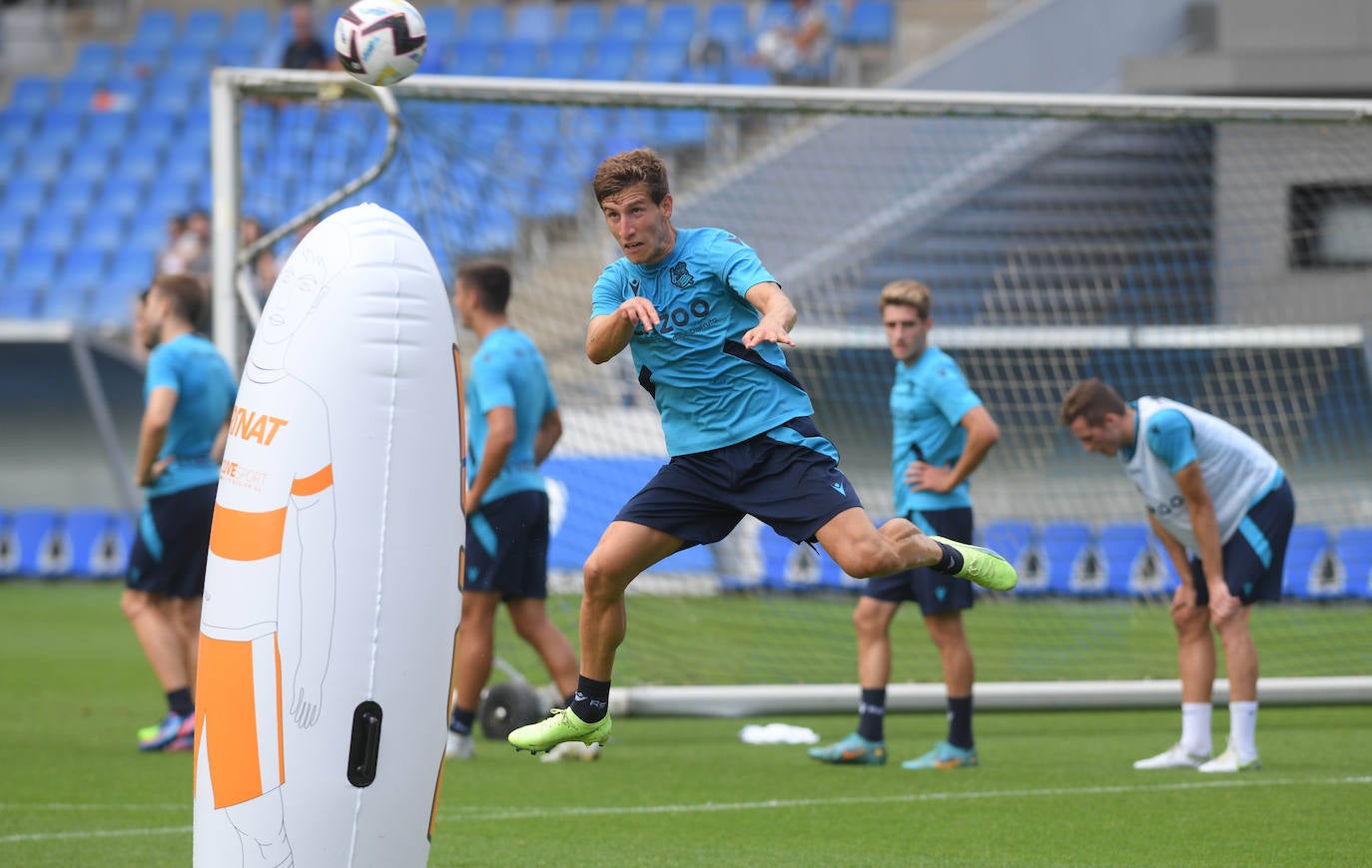 Fotos: Las mejores imágenes del entrenamiento de la Real Sociedad