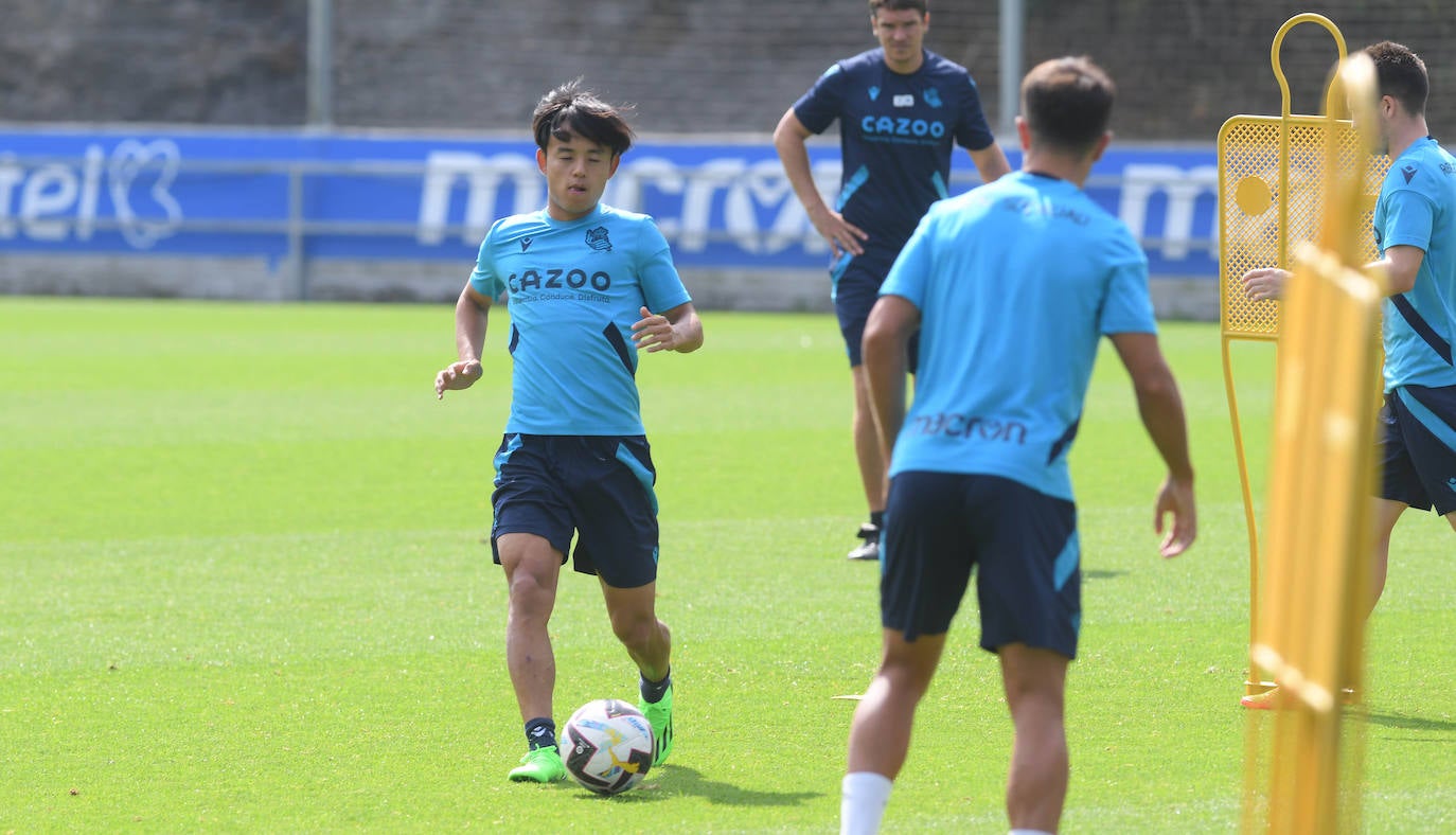 Fotos: Las mejores imágenes del entrenamiento de la Real Sociedad