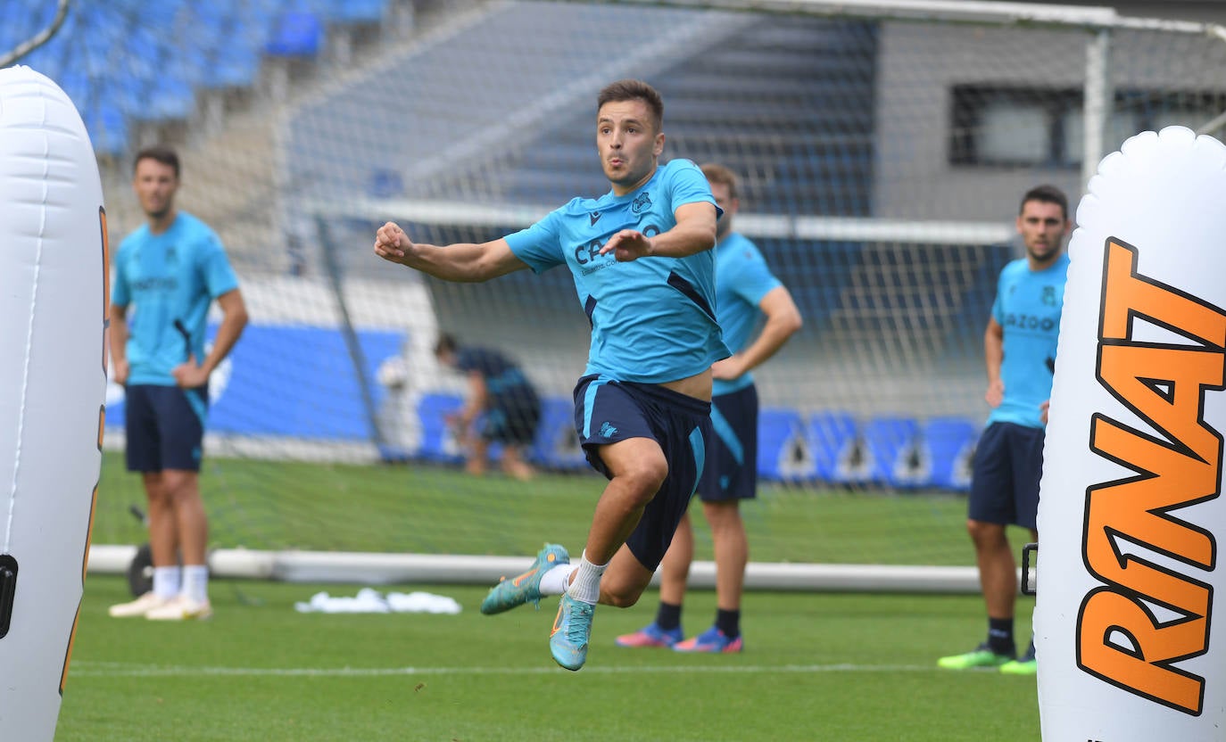 Fotos: Las mejores imágenes del entrenamiento de la Real Sociedad