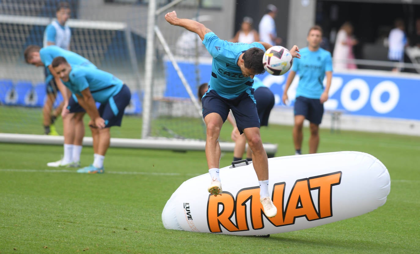 Fotos: Las mejores imágenes del entrenamiento de la Real Sociedad