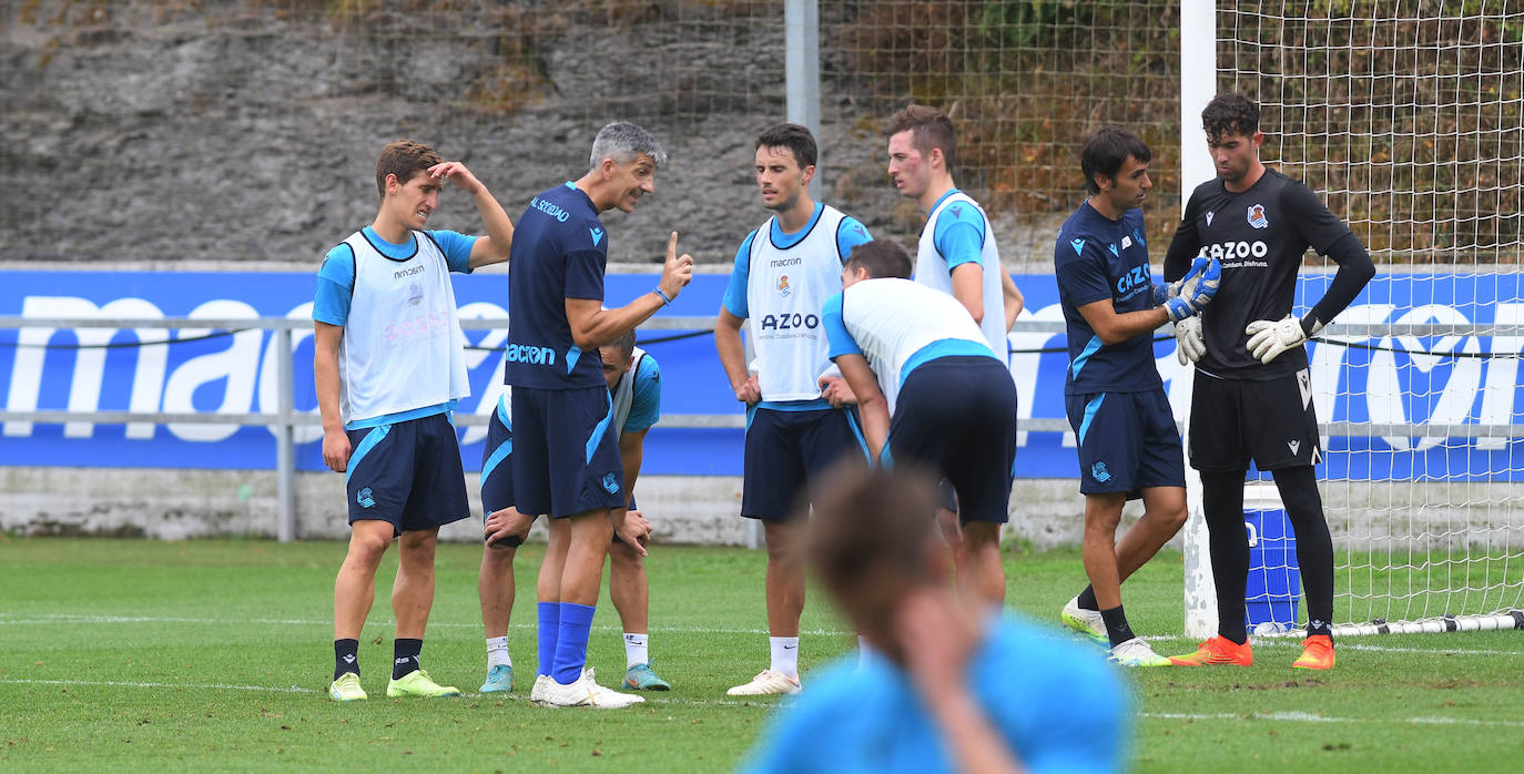 Fotos: Las mejores imágenes del entrenamiento de la Real Sociedad