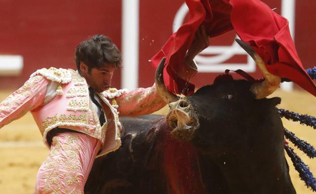 Cayetano Rivera, en un lance en Illunbe.