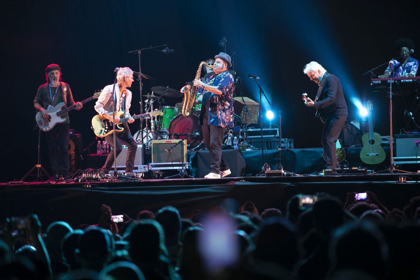 La explanada de Sagüés volvió a quedarse pequeña y los asistentes pudieron disfrutar en vivo de grandes clásicos. 