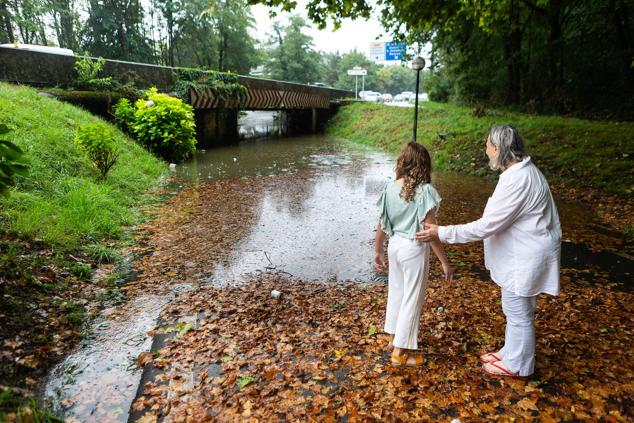 Fotos: Jornada de lluvias intensas en Gipuzkoa