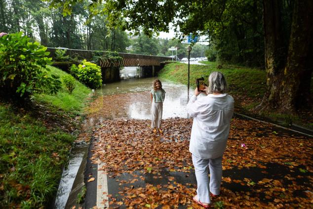 Fotos: Jornada de lluvias intensas en Gipuzkoa