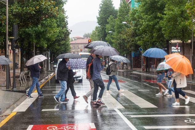 Fotos: Jornada de lluvias intensas en Gipuzkoa
