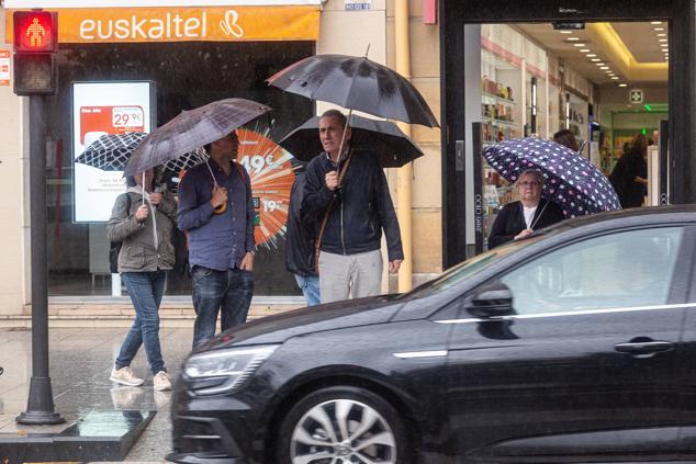 Fotos: Jornada de lluvias intensas en Gipuzkoa