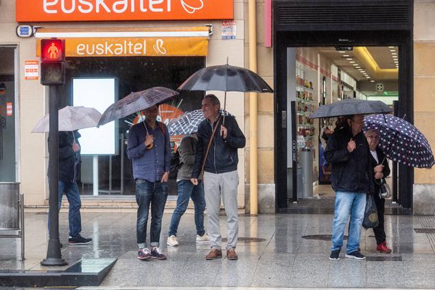 Fotos: Jornada de lluvias intensas en Gipuzkoa