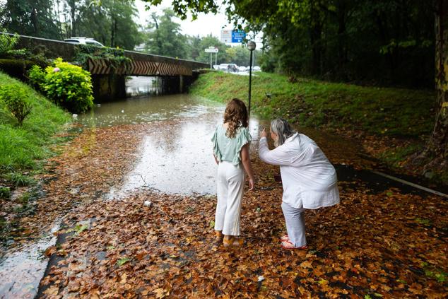 Fotos: Jornada de lluvias intensas en Gipuzkoa