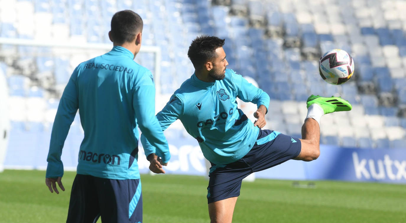 Fotos: Las mejores imágenes del entrenamiento de la Real Sociedad