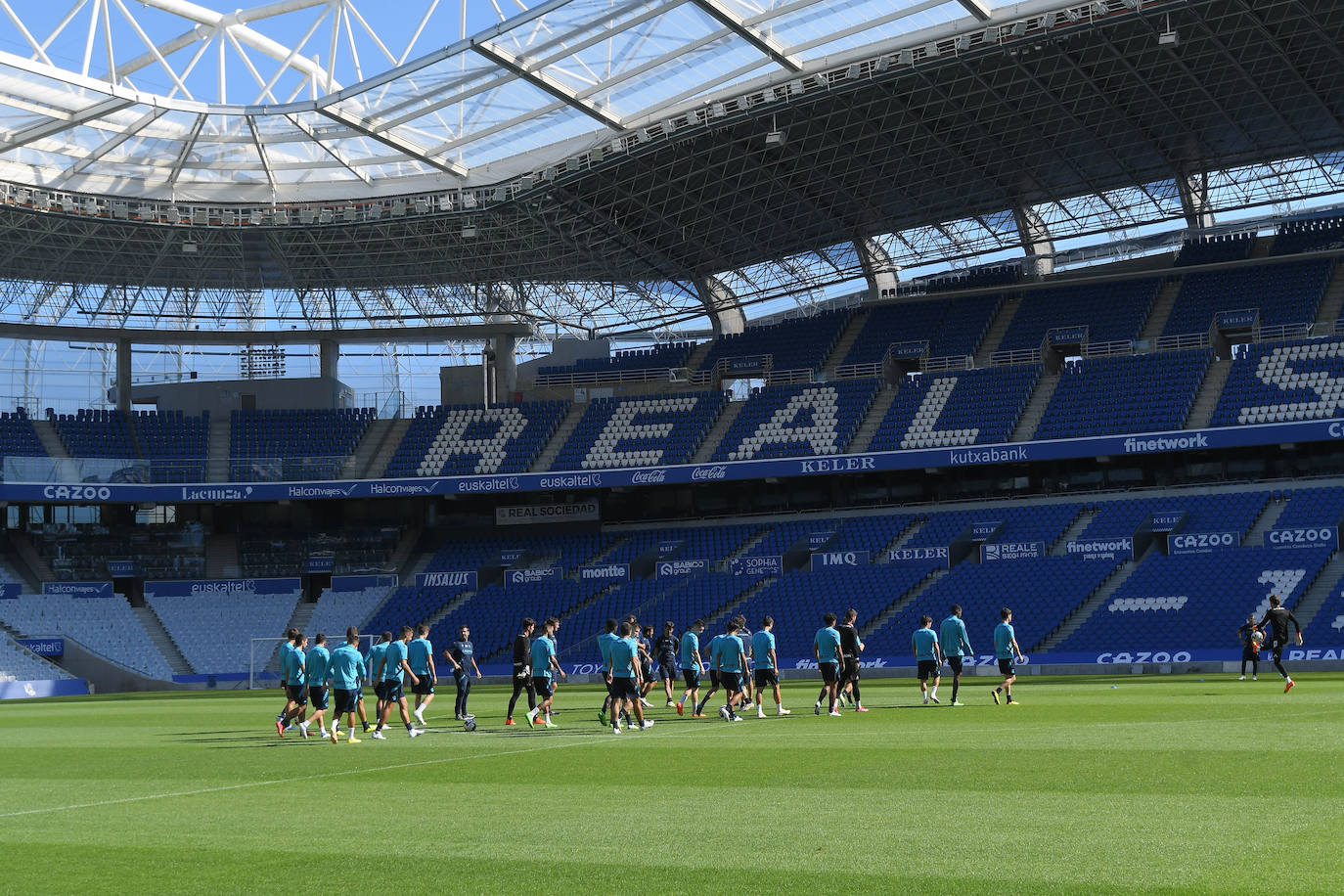 Fotos: Las mejores imágenes del entrenamiento de la Real Sociedad