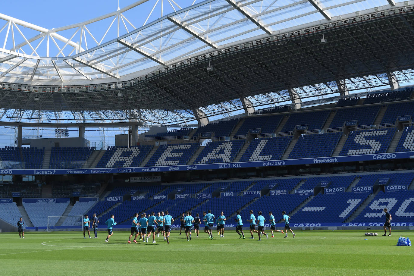 Fotos: Las mejores imágenes del entrenamiento de la Real Sociedad