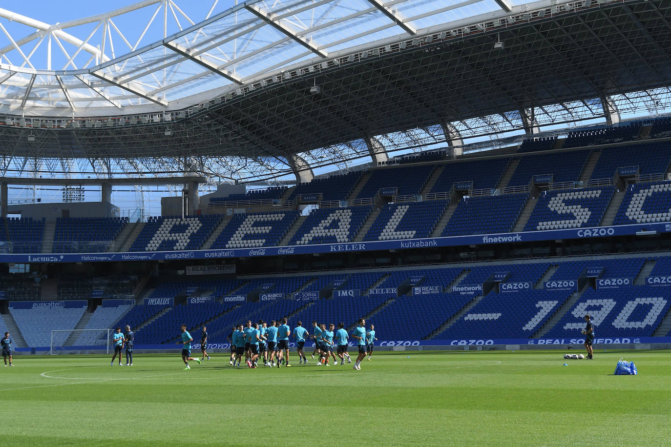 Fotos: Las mejores imágenes del entrenamiento de la Real Sociedad