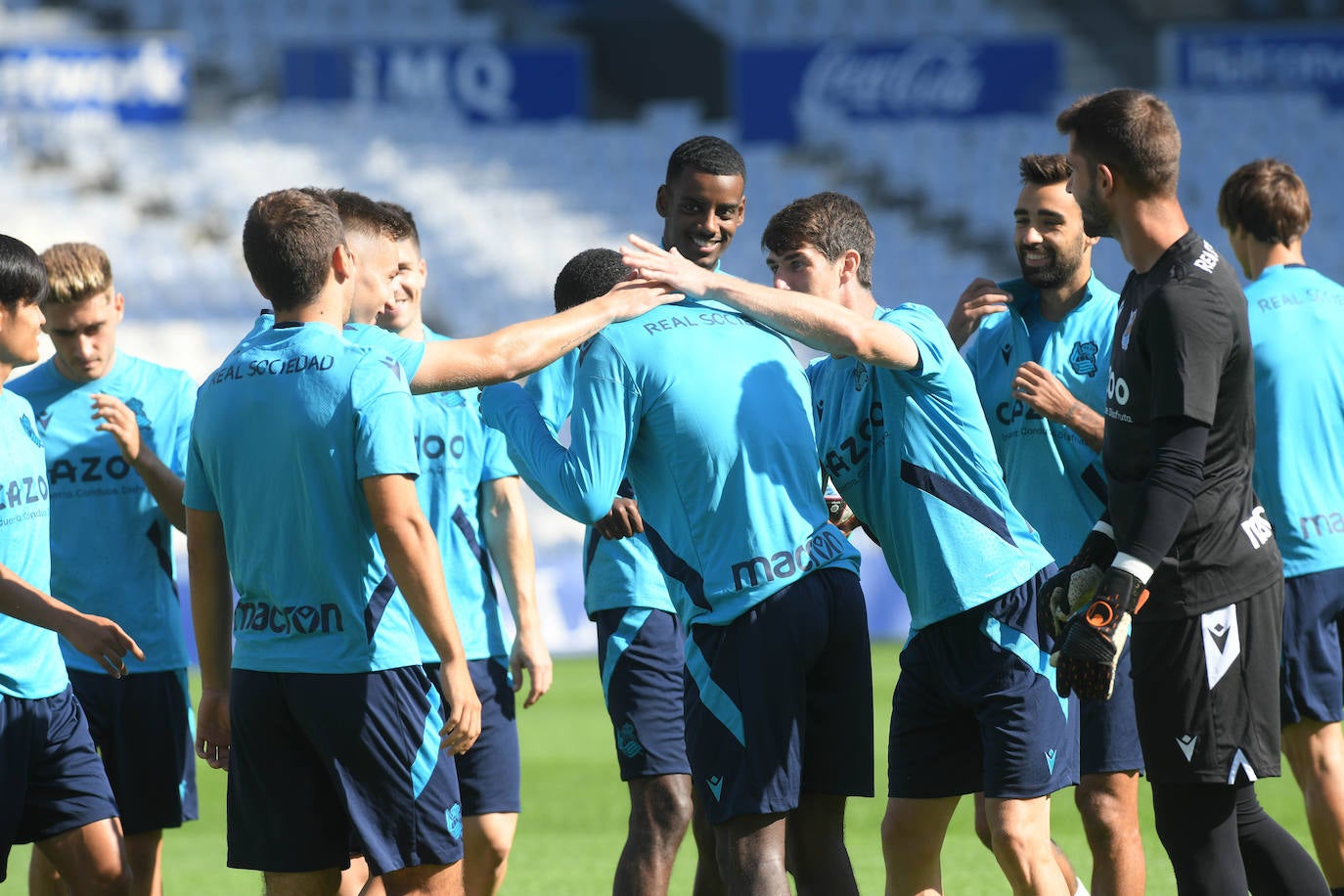 Fotos: Las mejores imágenes del entrenamiento de la Real Sociedad