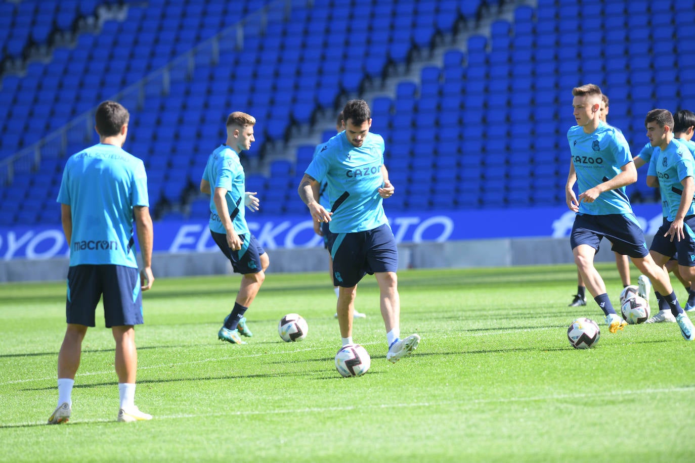 Fotos: Las mejores imágenes del entrenamiento de la Real Sociedad