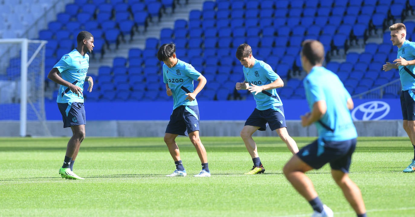 Fotos: Las mejores imágenes del entrenamiento de la Real Sociedad