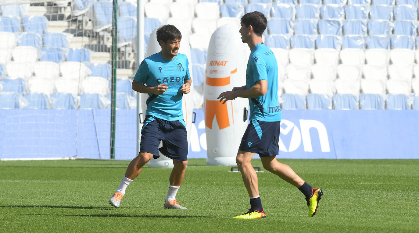 Fotos: Las mejores imágenes del entrenamiento de la Real Sociedad