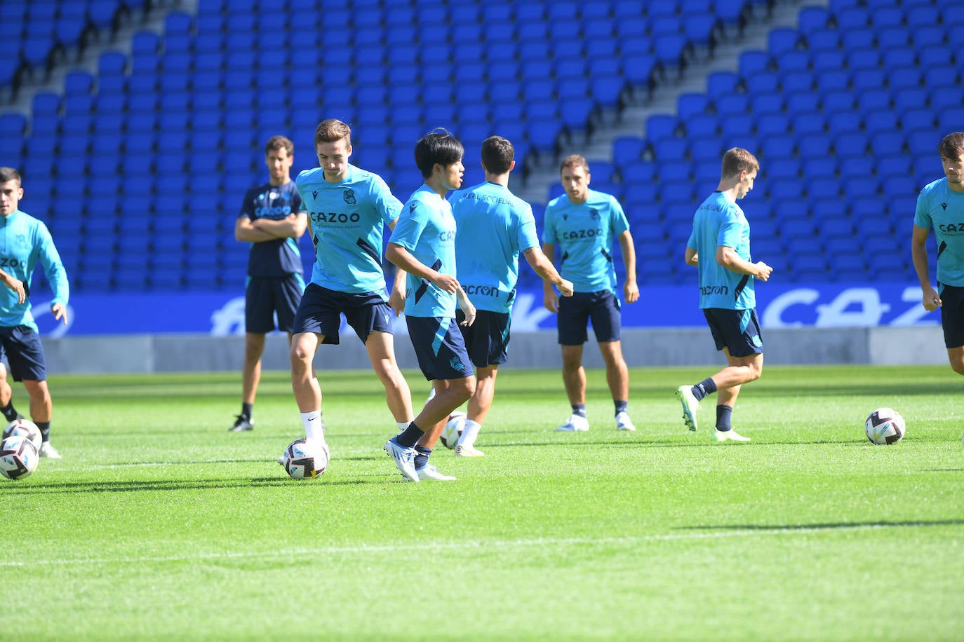 Fotos: Las mejores imágenes del entrenamiento de la Real Sociedad