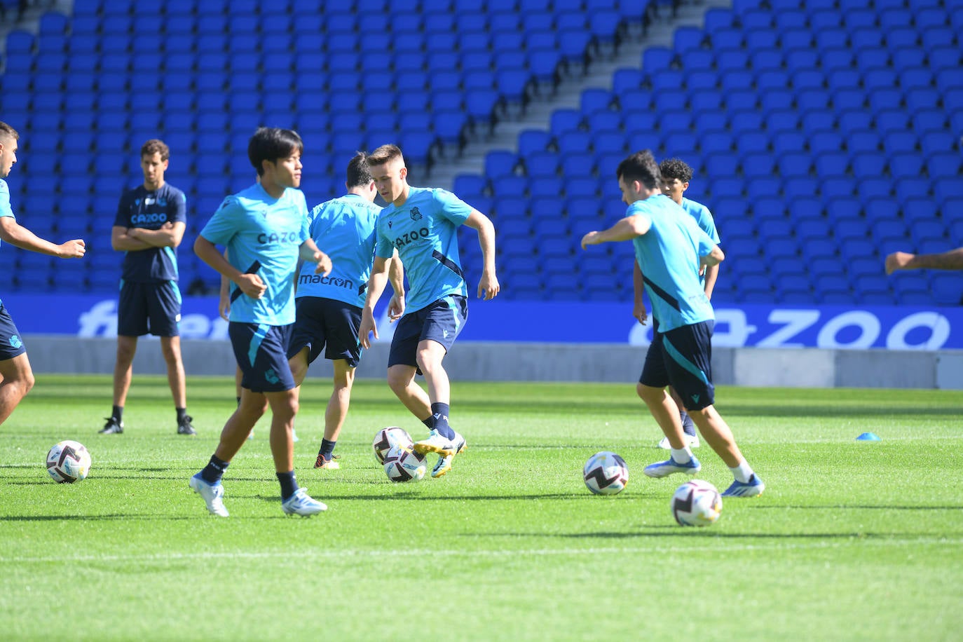 Fotos: Las mejores imágenes del entrenamiento de la Real Sociedad